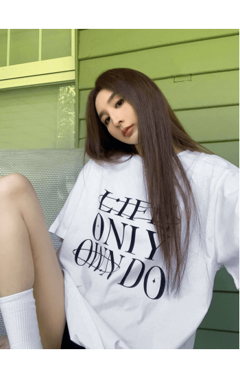 Life Baskılı Kadın T-shirt Beyaz…