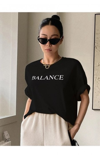 Balance Baskılı Bayan T-shirt…