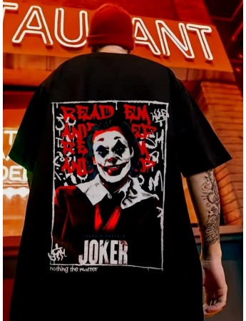 Joker Baskılı tişörtler Erkek