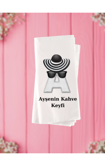 Ayşenin Kahve Keyfi Baskılı Konsept Peçete…