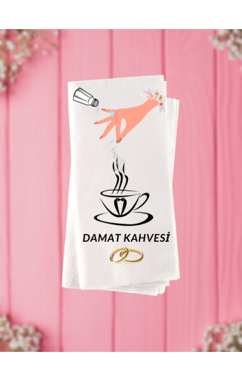 Damat Kahvesi Baskılı Konsept Peçete…