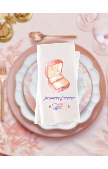 Promise Forever Baskılı Konsept Peçete…