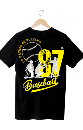 Baseball Baskılı Erkek Çocuk Tişört Siyah 01…