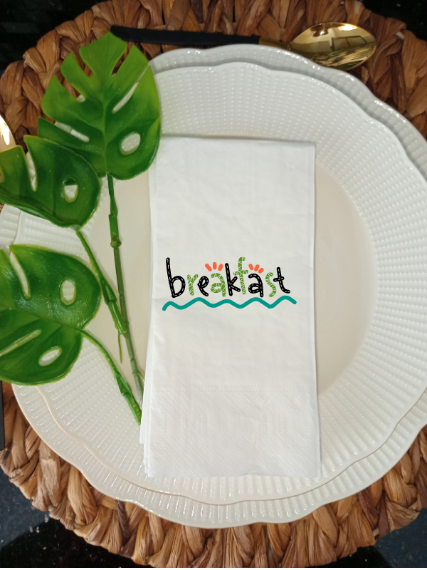 Breakfast Baskılı Sunum Peçete 20 Adet…