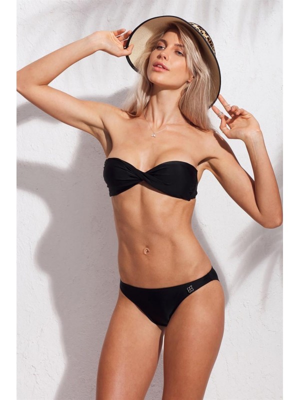 Bella Notte Straplez Siyah Bikini Takım N50T