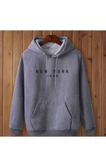 Kadın Gri Soho üç Iplik Içi şardonlu Kanguru Cep Kapşonlu Sweatshirt…