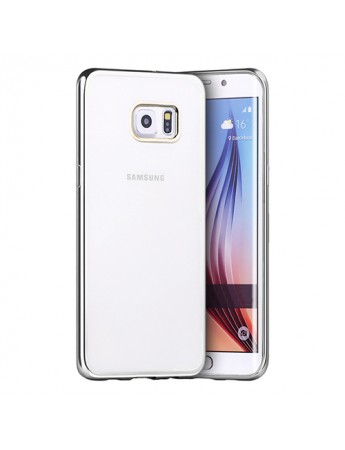 FitCase Laser Color Samsung S6 (G920) Silikon Kılıf Silver