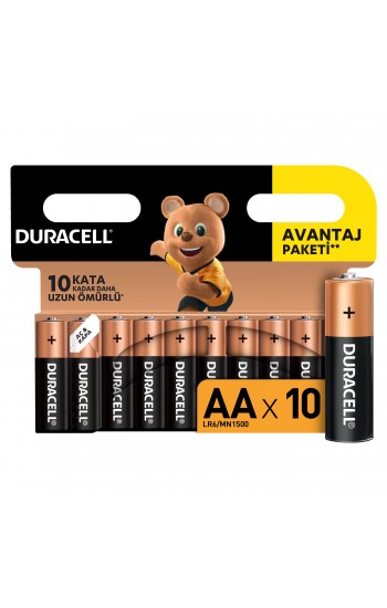 Duracell Basic Kalem Pil 10'lu Aa…