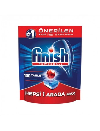 Finish Hepsi Birarada Bulaşık Makinesi Tableti 100'lü