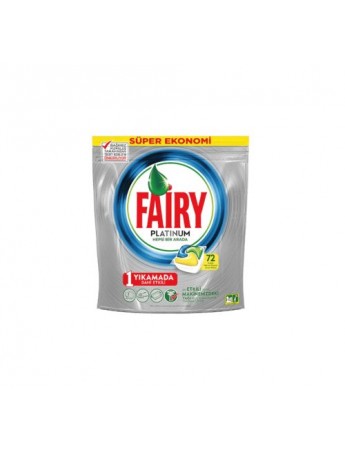 Fairy Platinum Bulaşık Makinesi Tableti 72'li