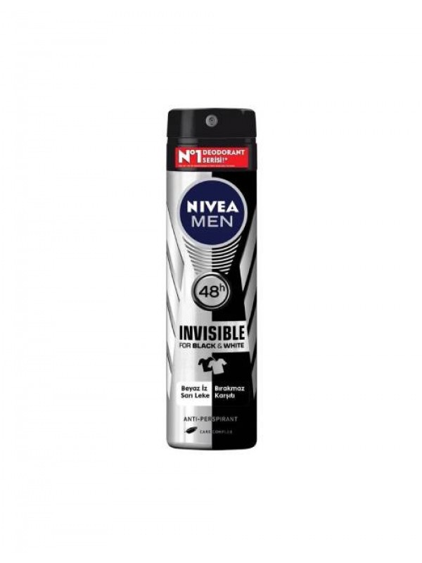 Nıvea Sprey Inv B&W Erkek Deo 150 ml…