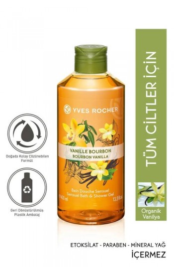 Yves Rocher Nemlendirici Duş Jeli - Egzotik Vanilya - 400ml-…