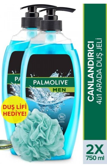 Palmolive Men Sport 4ü1 Arada Canlandırıcı Erkek Duş Jeli 750 ml X2 A…