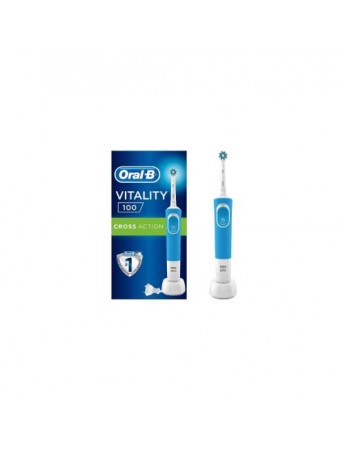 Oral-B D100 Şarj Edilebilir Diş Fırçası Cross Action Mavi