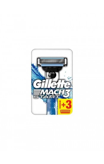 Gillette Mach 3 Start Tıraş Makinesi + 3'Lü Yedek Tıraş Bıçağı…