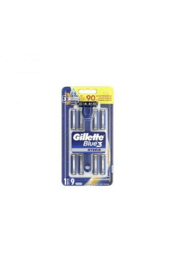 Gillette Blue3 Hibrid Tıraş Makinesi + 9 Yedek Bıçak HYBRID…