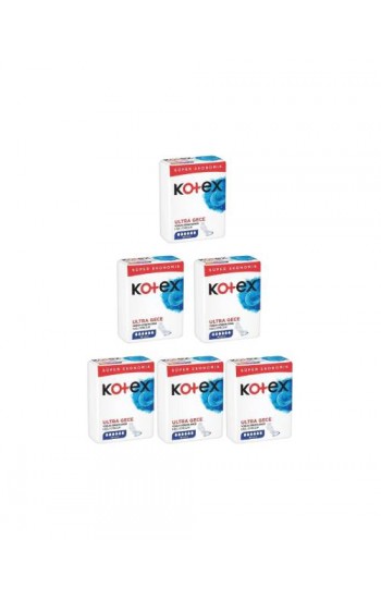 Kotex Ultra Quadro Süper Gece 16 Lı 6 Paket 96 Adet…