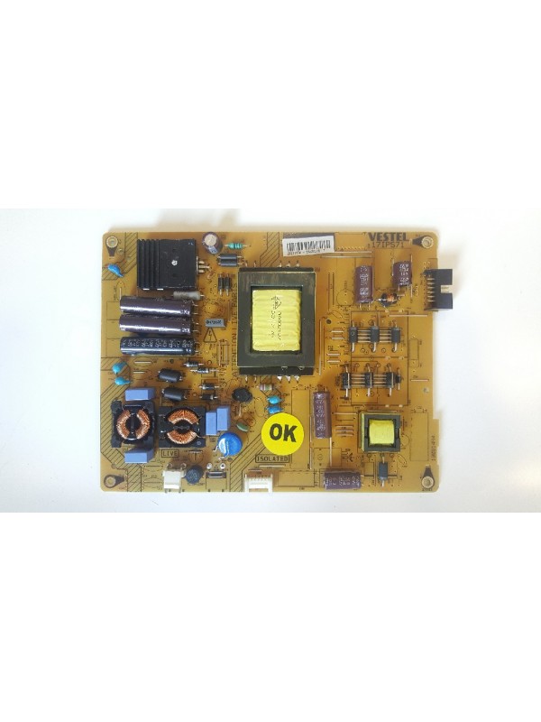 17IPS71, 23221004, 190814R4, VESTEL 40FA5050, Power Board, Beslem…