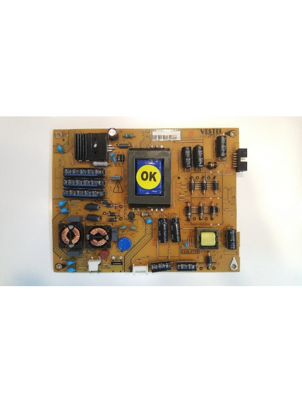 17IPS71, 23207243, 40PF7120, VESTEL, POWER BOARD, BESLEME KARTI…