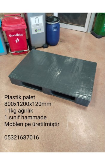 Plastik palet 80x120x15…