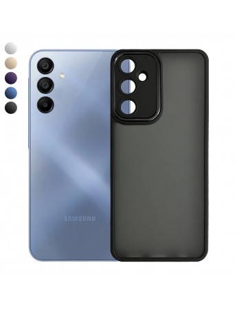 Samsung Galaxy A15 Kılıf Freya Lazer Lens Kamera Çerçeveli Silikon Kapak