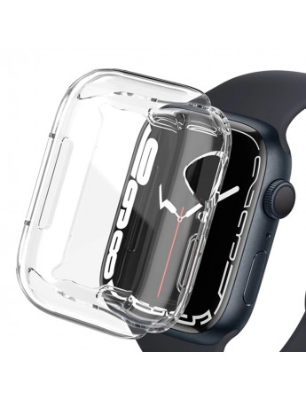 Bufalo Apple Watch 45mm Silikon 360 Kasa ve Ekran Koruyucu