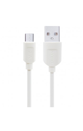 Syrox C65 Micro USB Şarj ve Data Kablo 2.0A 1mt Beyaz…