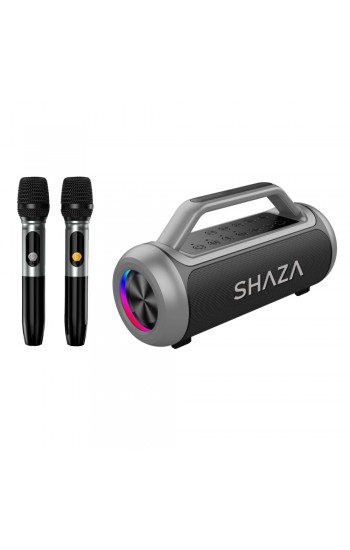 Shaza SS4503 80W RGB Çift Mikrofon Taşınabilir Bluetooth Hoparlör…