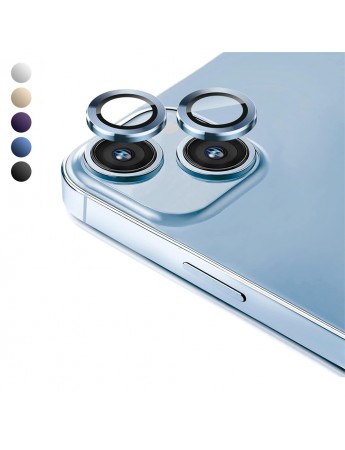 Shaza iPhone 15 / iPhone 15 Plus Safir Kamera Lens Koruyucu 3lü Set