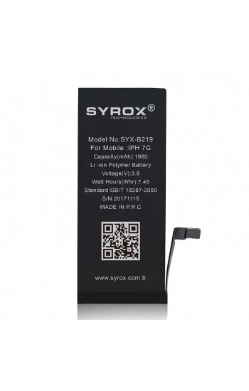 Syrox B219 iPhone 7 Batarya 1960 mAh…