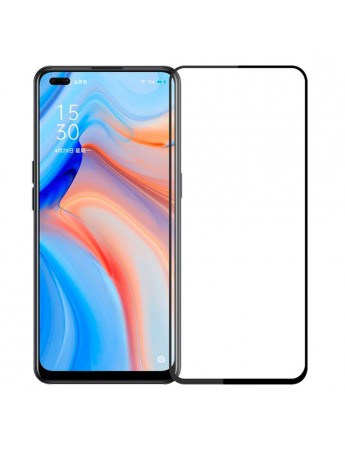 Bufalo Oppo Reno4 Ekran Koruyucu 6D Nano Tam Kaplayan Siyah