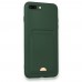 FitCase iPhone 7 Plus / 8 Plus Cardy Soft Delikli Kartlık Cepli Silikon Kapak