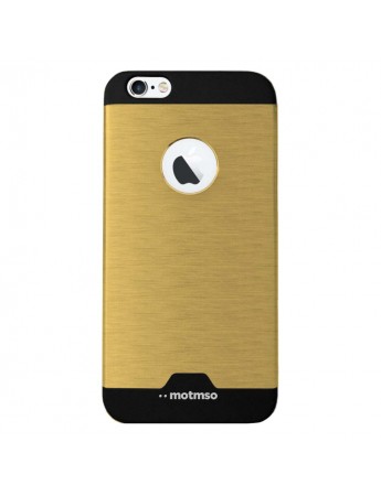 iPhone 6 Plus Metal Arka Kapak Motomo Gold