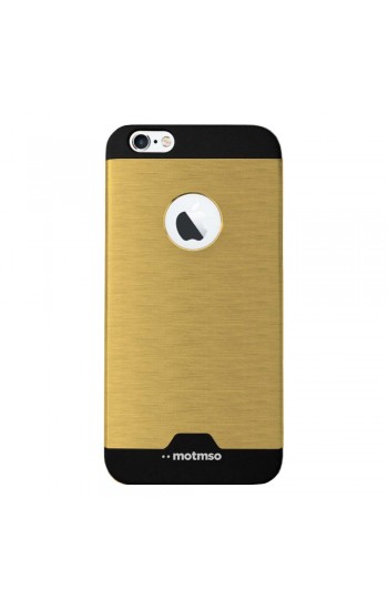 iPhone 6 Plus Metal Arka Kapak Motomo Gold…