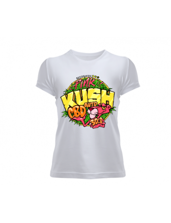 Kush Baskılı Kadın T-shirt