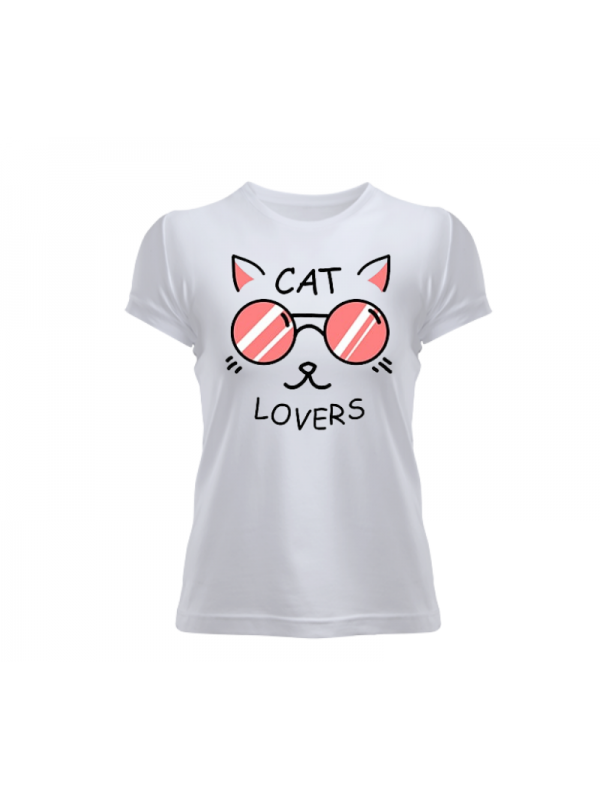 Kedi Baskılı Kadın T-shirt  01…