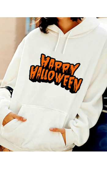 Halloween baskılı kadın sweat 01…