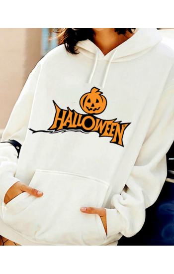 Halloween baskılı kadın sweat 09…