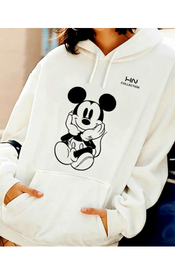 Mickey baskılı kadın sweat…