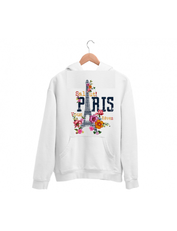 Paris baskılı kadın sweat 01