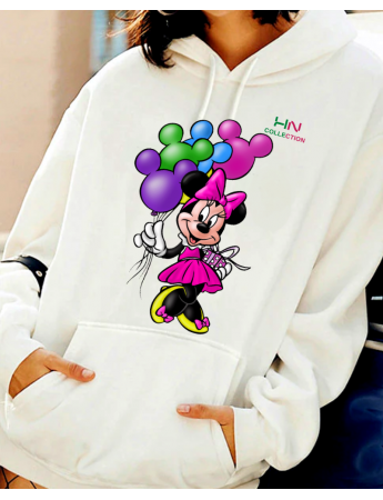 Micky baskılı kadın sweat