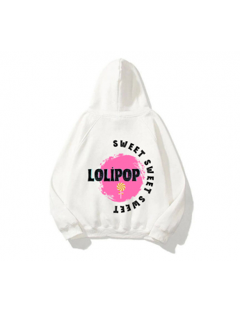 Sweet Lolipop baskılı Kadın Sweatshirt