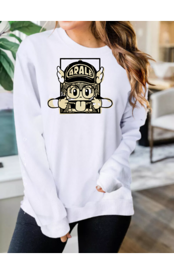 Arale baskılı kadın sweat…