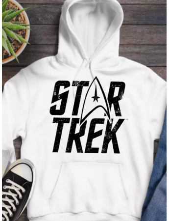 Star Trek baskılı erkek sweat