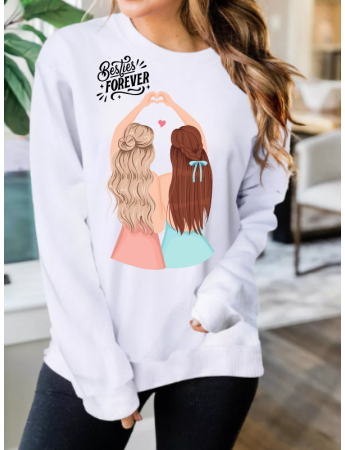 Forever Baskılı Sweatshirt