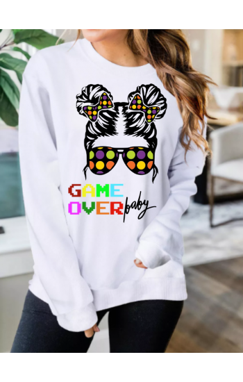 Game Over Baskılı Sweatshirt…