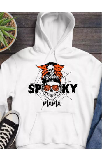 Spooky baskılı erkek sweat…