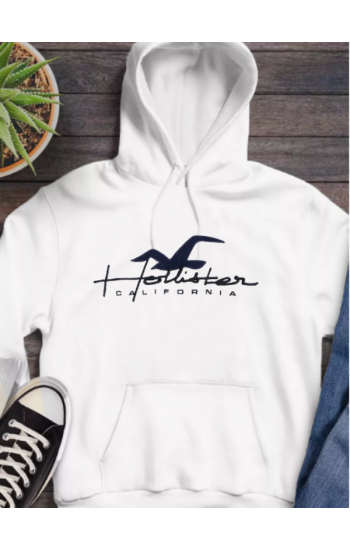 Hollister baskılı erkek sweat…