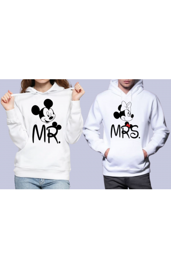 MR ve Mrs baskılı sweat - Sevgili Kombini…