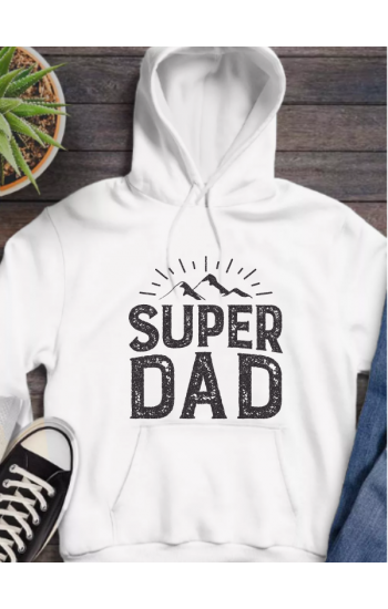 Süper Dad  baskılı erkek sweat…